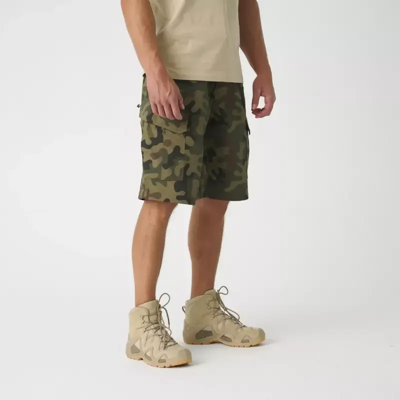 Шорты Helikon-Tex CPU Shorts - PolyCotton Ripstop, PL Woodland