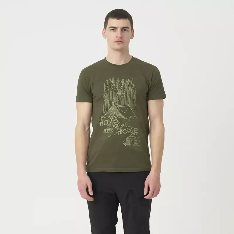 Футболка Helikon-Tex T-Shirt (Home Sweet Home), Taiga Green