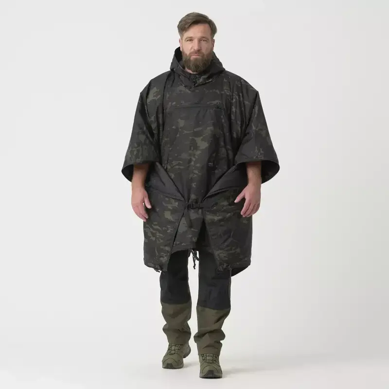 Пончо Helikon-Tex SWAGMAN ROLL Poncho — Nylon, MultiCam Black