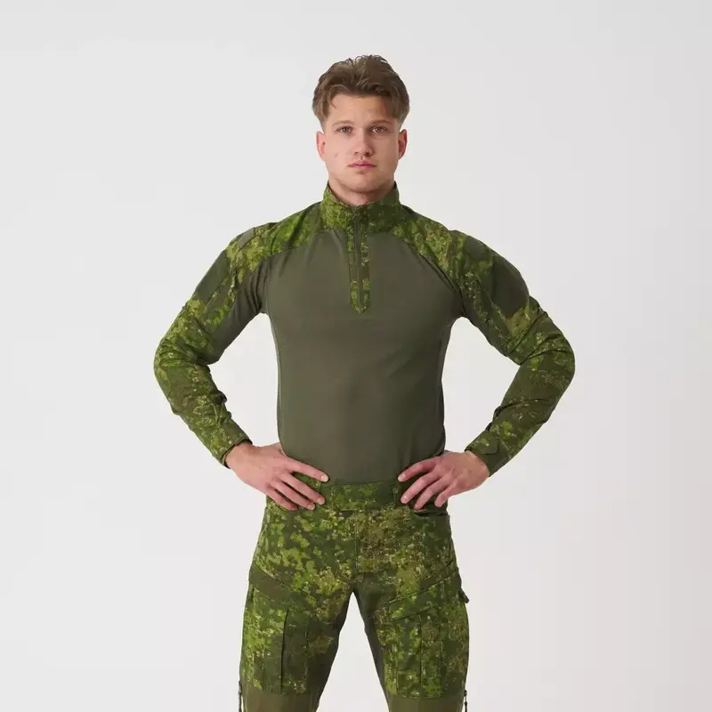 Боевая рубашка Helikon-Tex MCDU Combat Shirt — NyCo Ripstop, PenCott WildWood / Olive Green