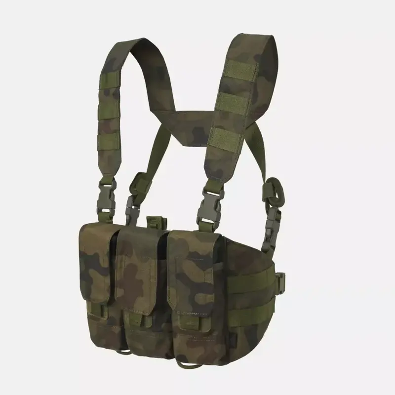 Нагрудная разгрузка Helikon-Tex Chicom Chest Rig - Cordura, PL Woodland