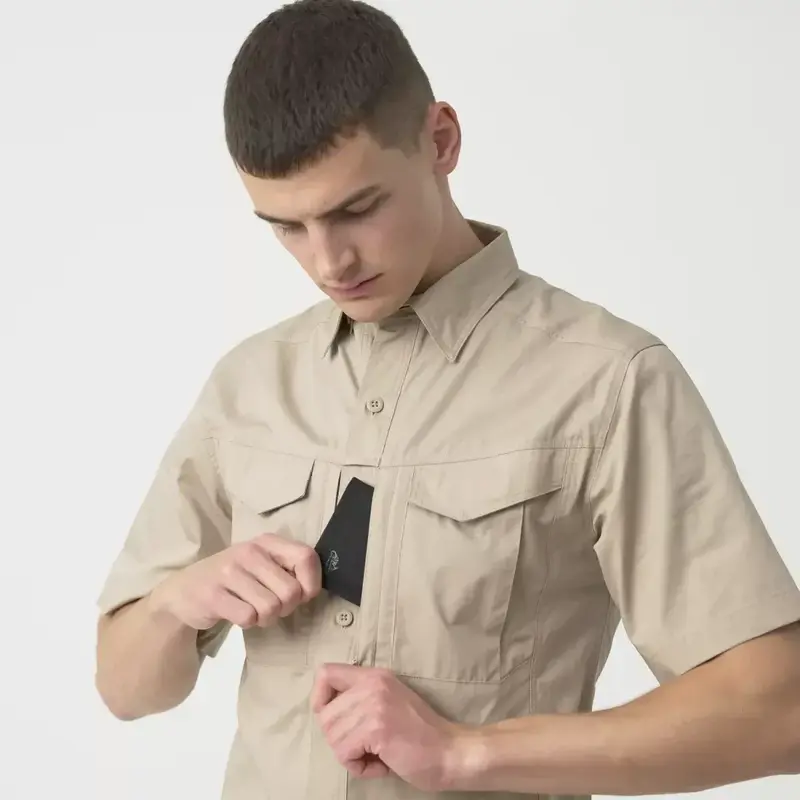 Рубашка Helikon-Tex DEFENDER Mk2 Shirt short sleeve - PolyCotton Ripstop