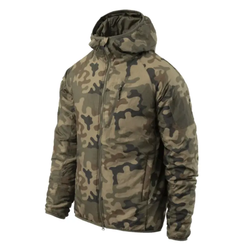 Куртка Helikon-Tex WOLFHOUND Hoodie Jacket - Climashield Apex 67g, PL Woodland