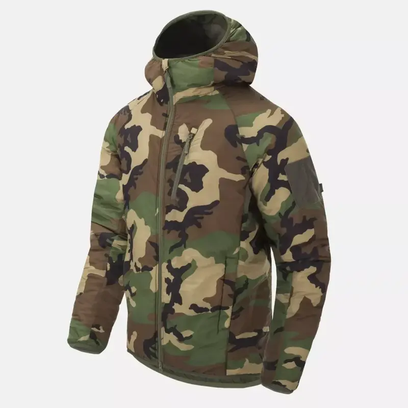 Куртка Helikon-Tex WOLFHOUND Hoodie Jacket - Climashield Apex 67g, US Woodland
